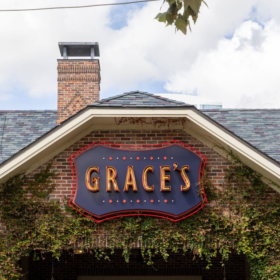 Grace's exterior sign