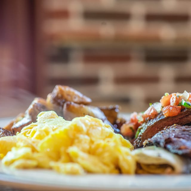 Fajita Steak and Eggs.