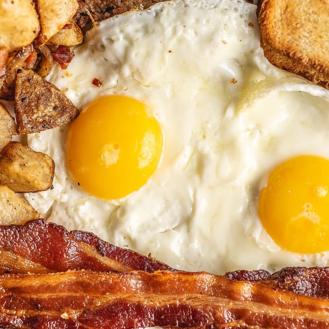 Classic American Breakfast.