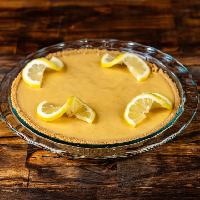 Lemon Ice Box Pie.
