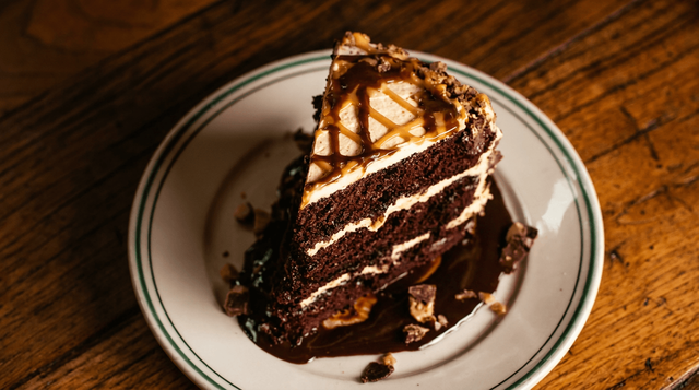 Chocolate Toffee Crunch Cake.