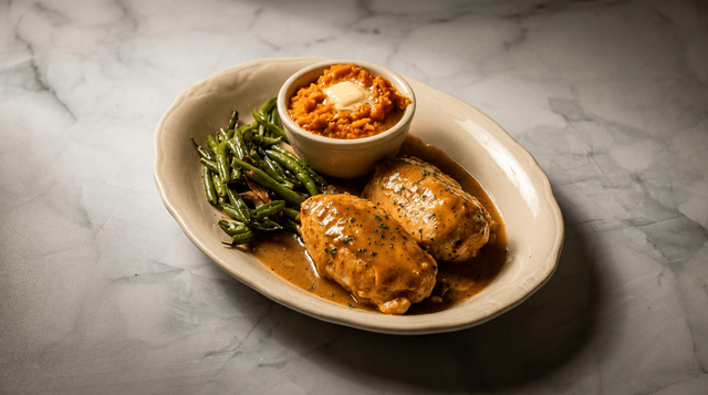 Sausage Stuffed Chicken Breast.