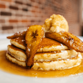 Bananas Foster Pancakes