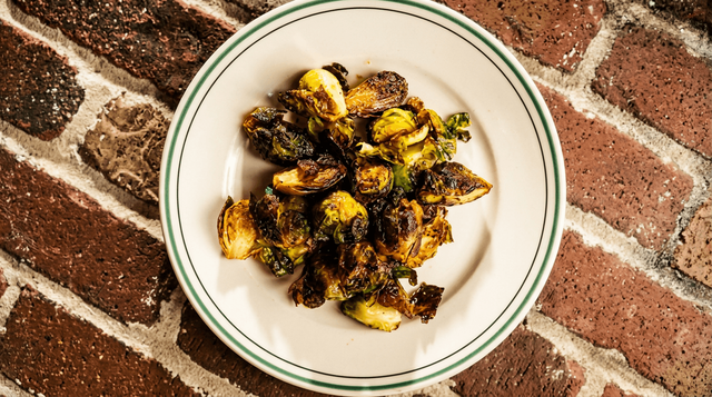 Family Meal Crispy Brussels Sprouts.