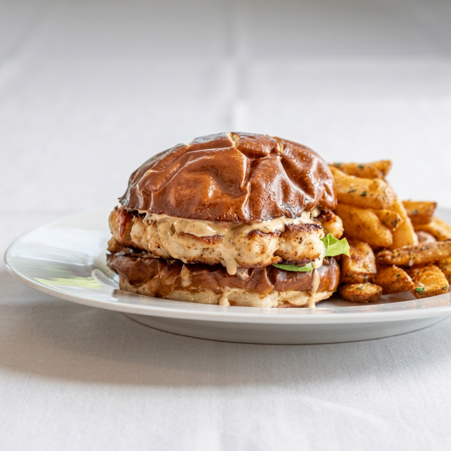 Shrimp Burger.