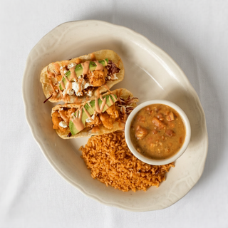 Les Allison's Shrimp Tacos